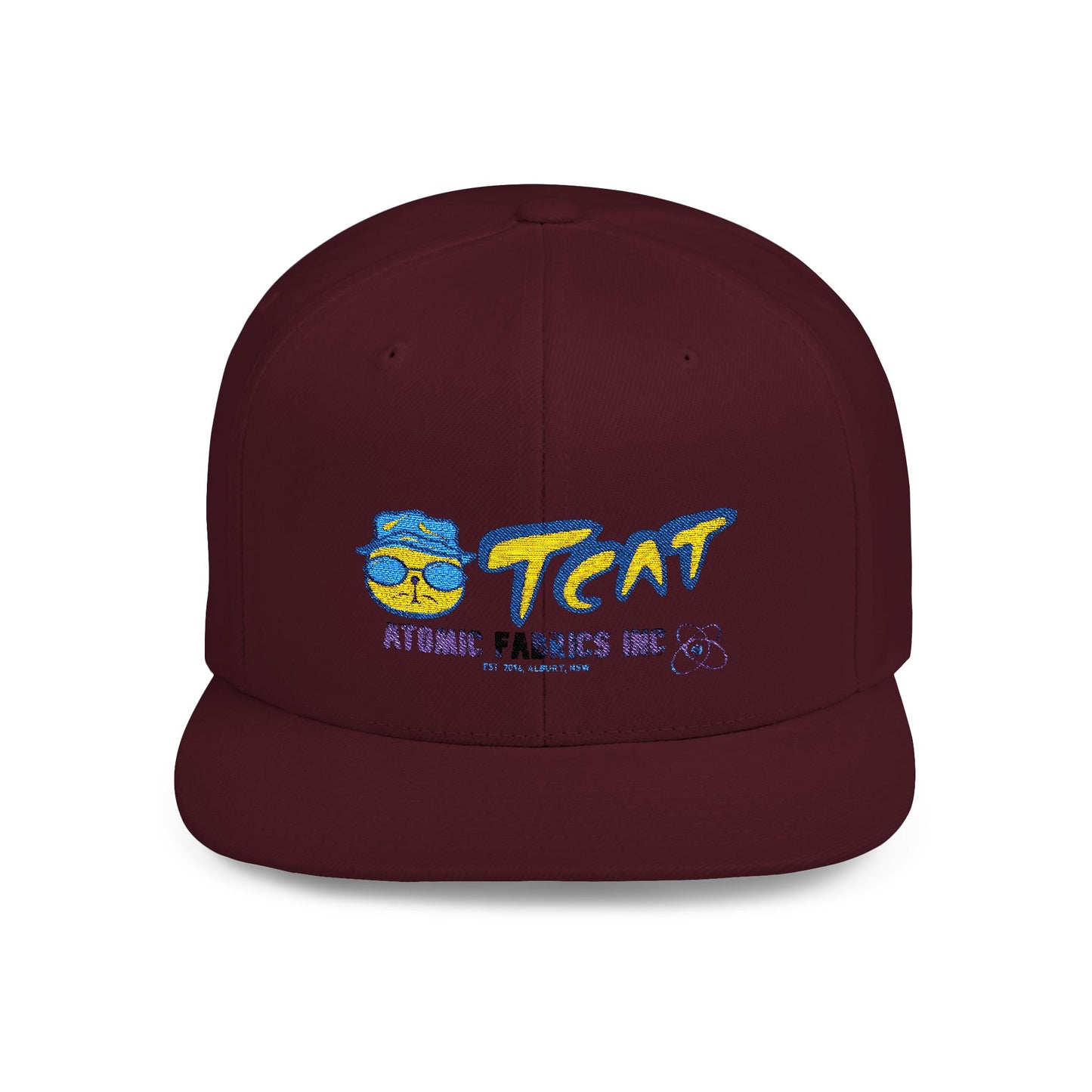 TCAT>> Flat Snapback Cap