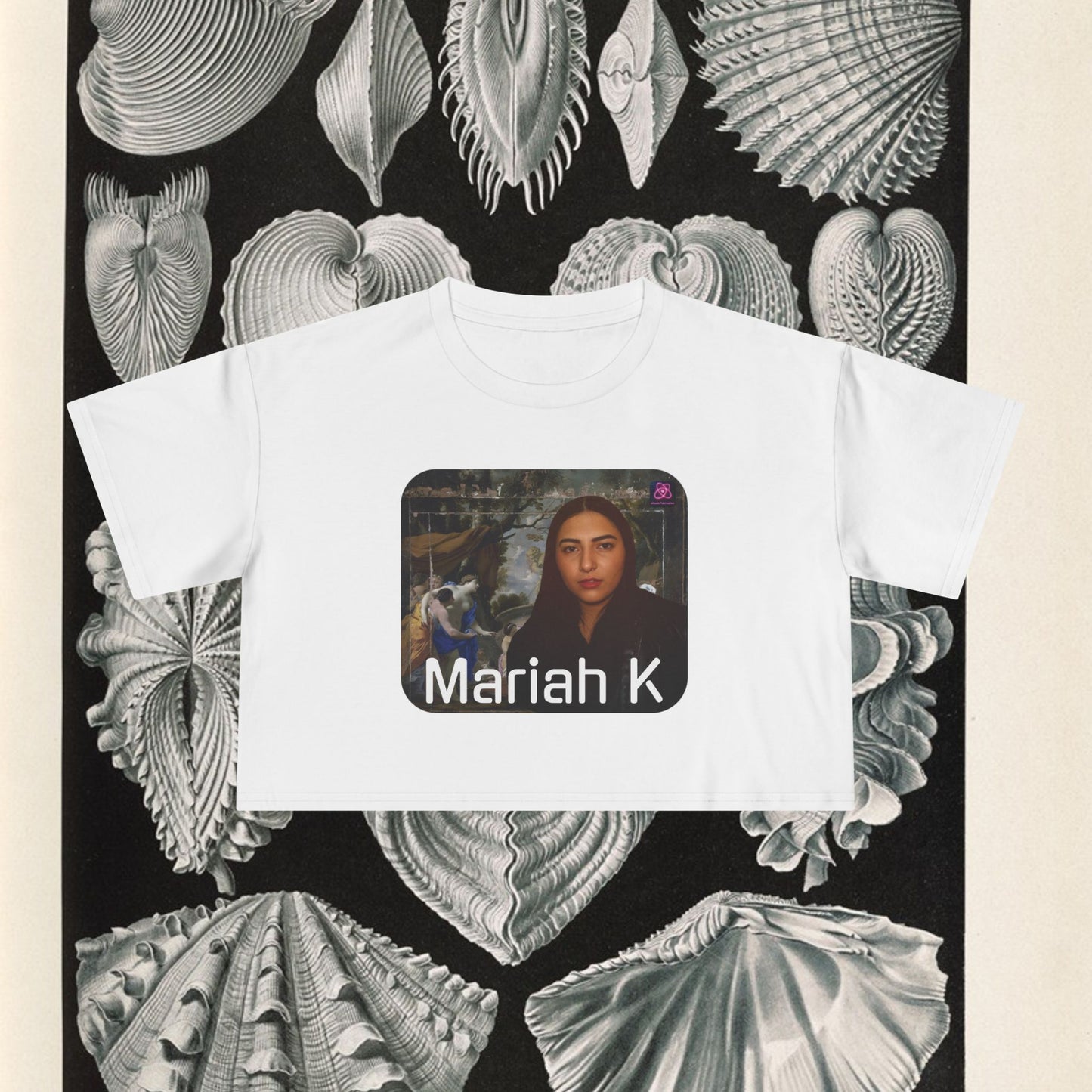 MARIAH K Custom>> WOMEN´S Crop Tee Top