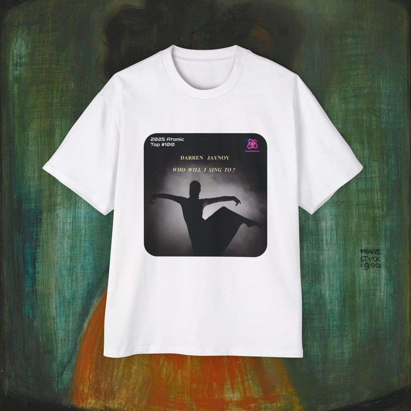 DARREN JAYNOY>> WHO WILL I SING TO?>> MEN´S Heavy Oversized Tee