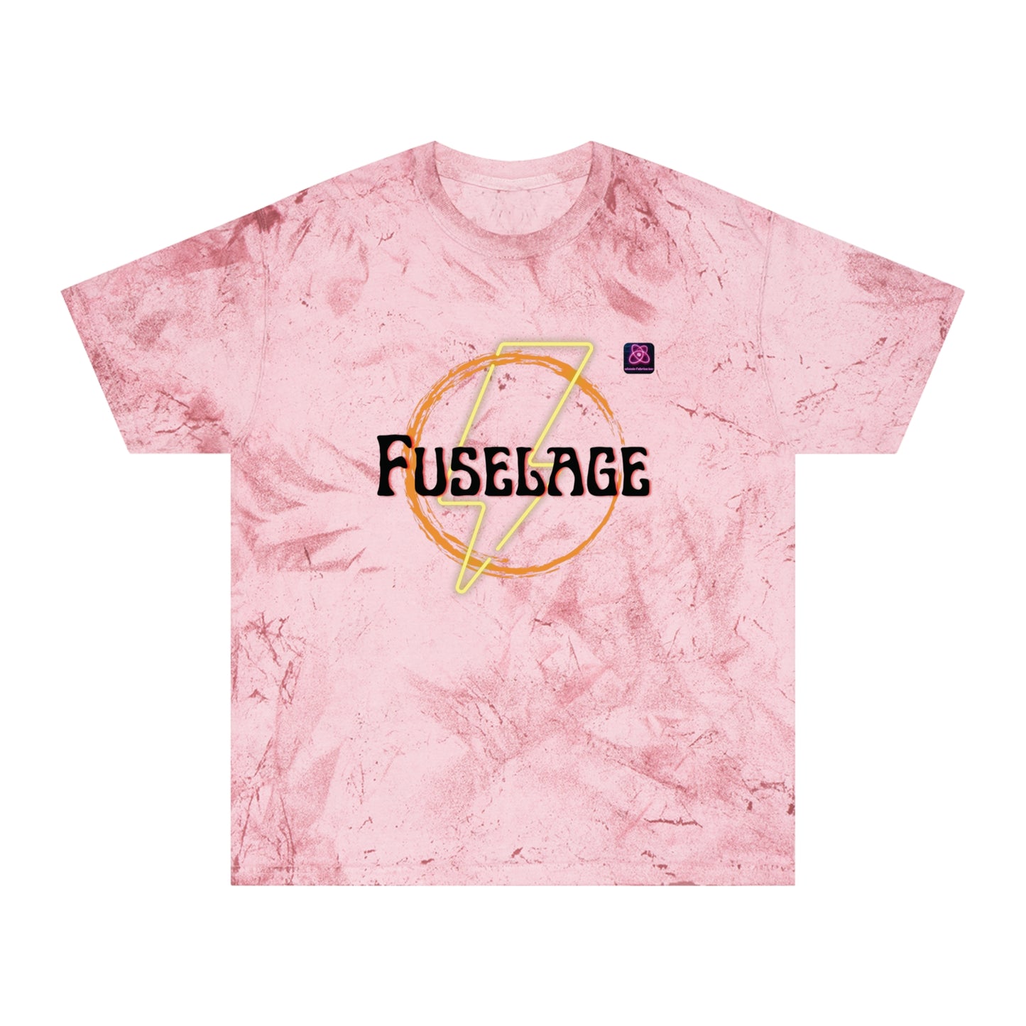 FUSELAGE>> UNISEX Unique Garment-Dyed Color Blast T-Shirt