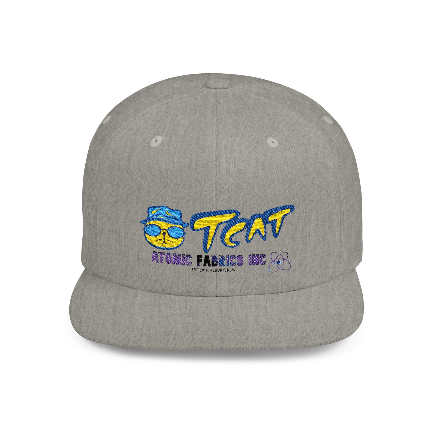 TCAT>> Flat Snapback Cap