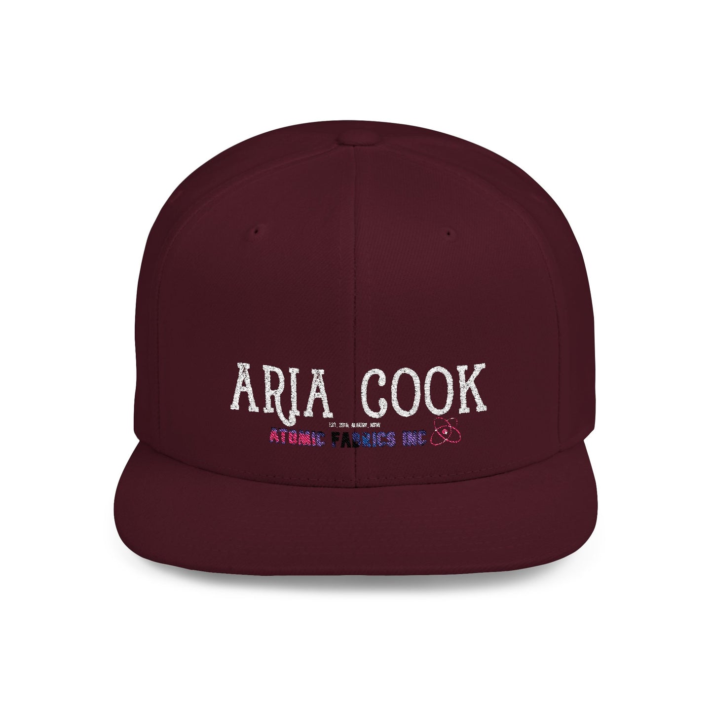 ARIA COOK>> Flat Snapback Cap