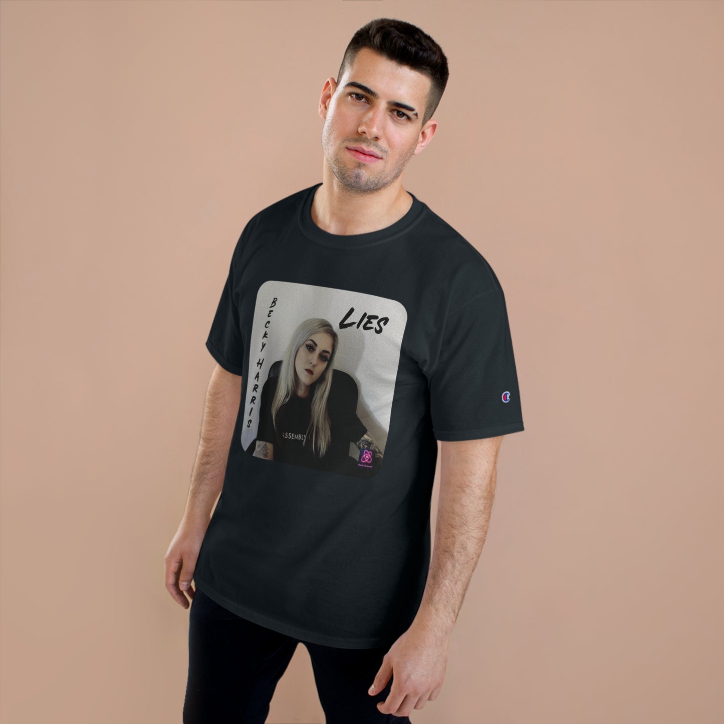 BECKY HARRIS>> LIES>> Champion UNISEX T-Shirt