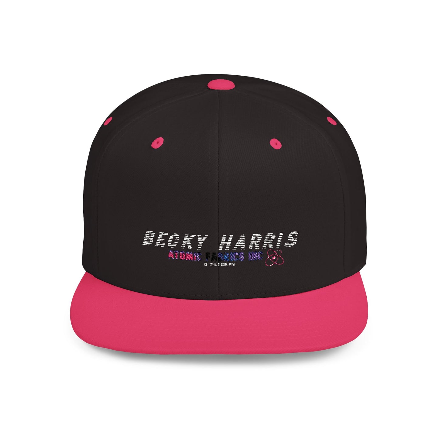 BECKY HARRIS>> Flat Snapback Cap