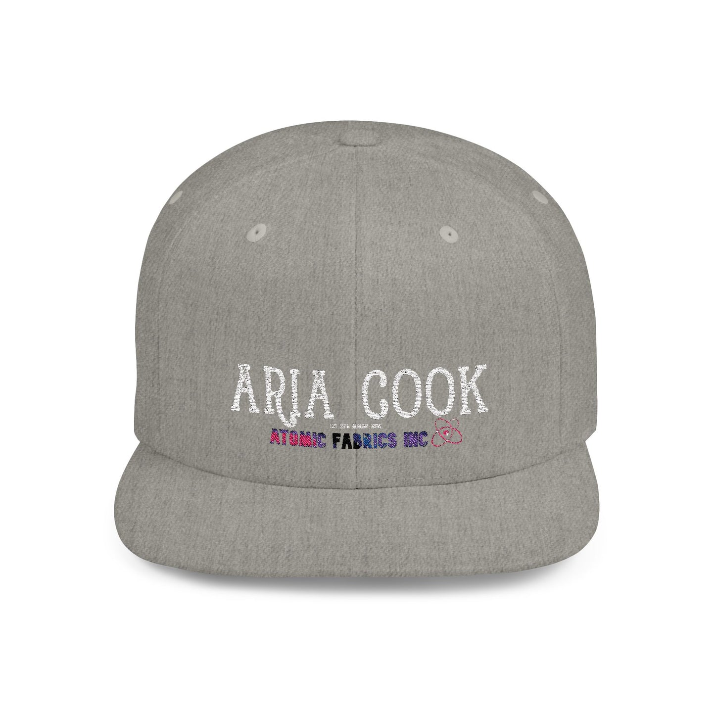 ARIA COOK>> Flat Snapback Cap