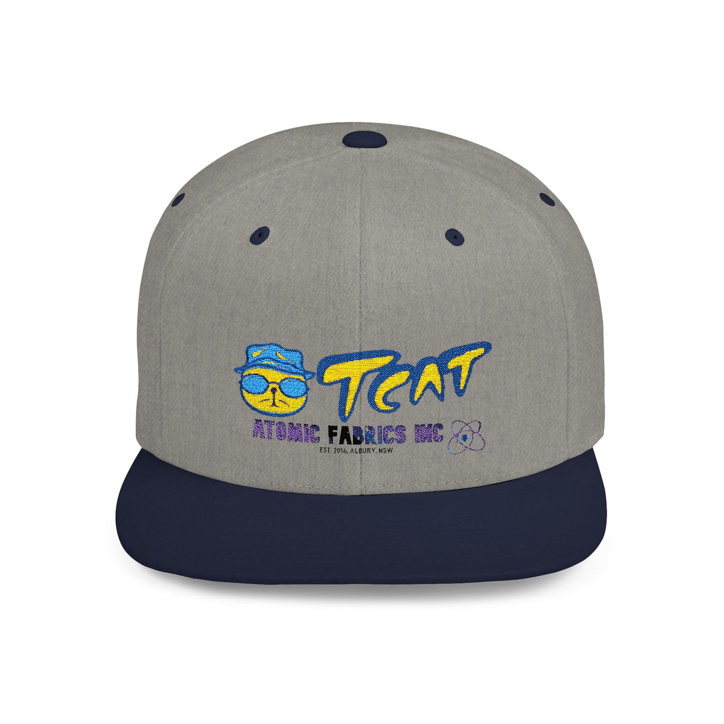 TCAT>> Flat Snapback Cap