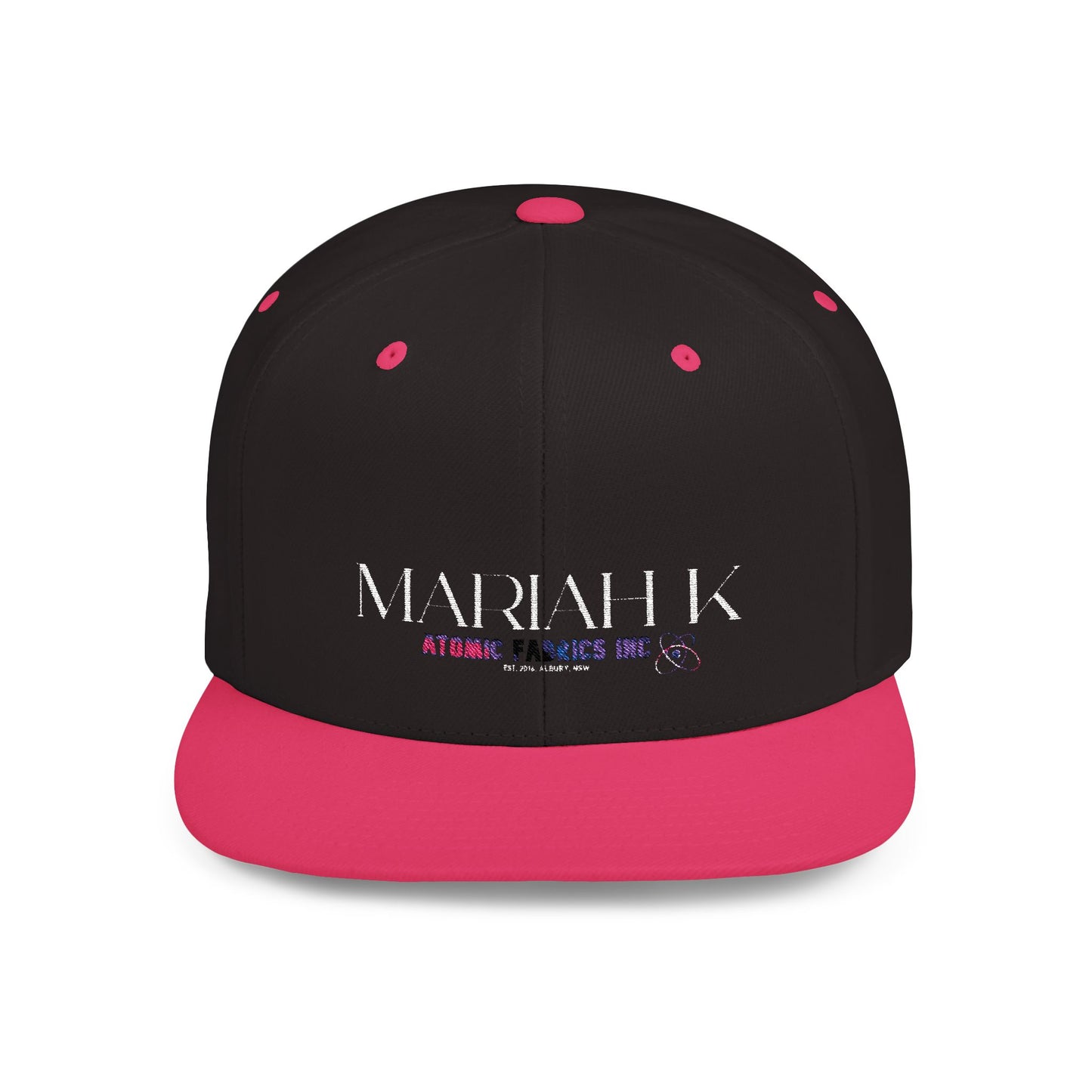 MARIAH K>> Flat Snapback Cap