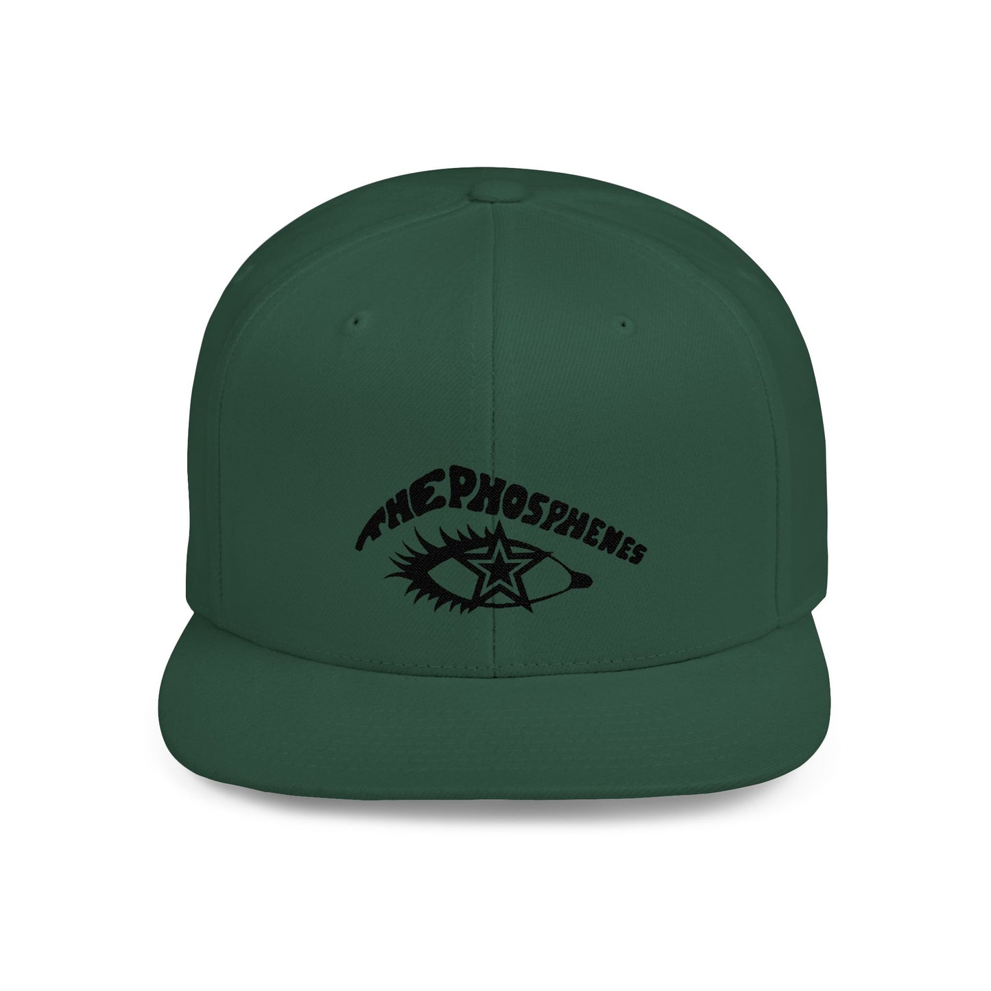 THE PHOSPHENES>> Flat Snapback Cap