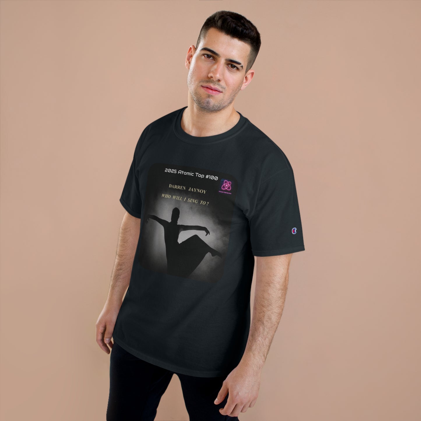 DARREN JAYNOY>> WHO WILL I SING TO?>> Champion UNISEX T-Shirt