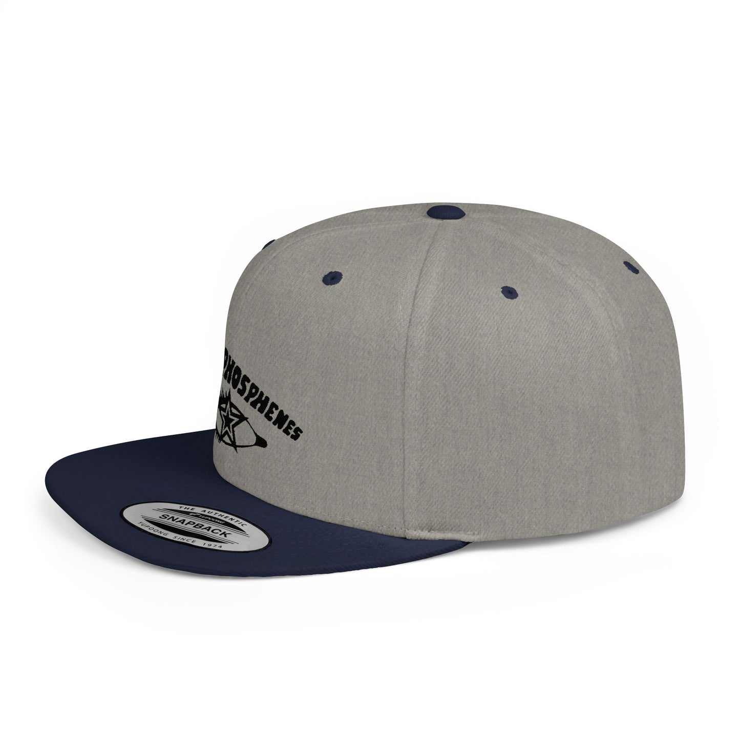 THE PHOSPHENES>> Flat Snapback Cap