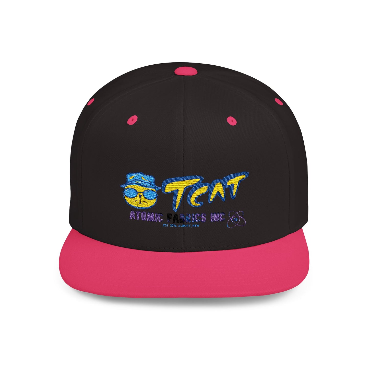 TCAT>> Flat Snapback Cap