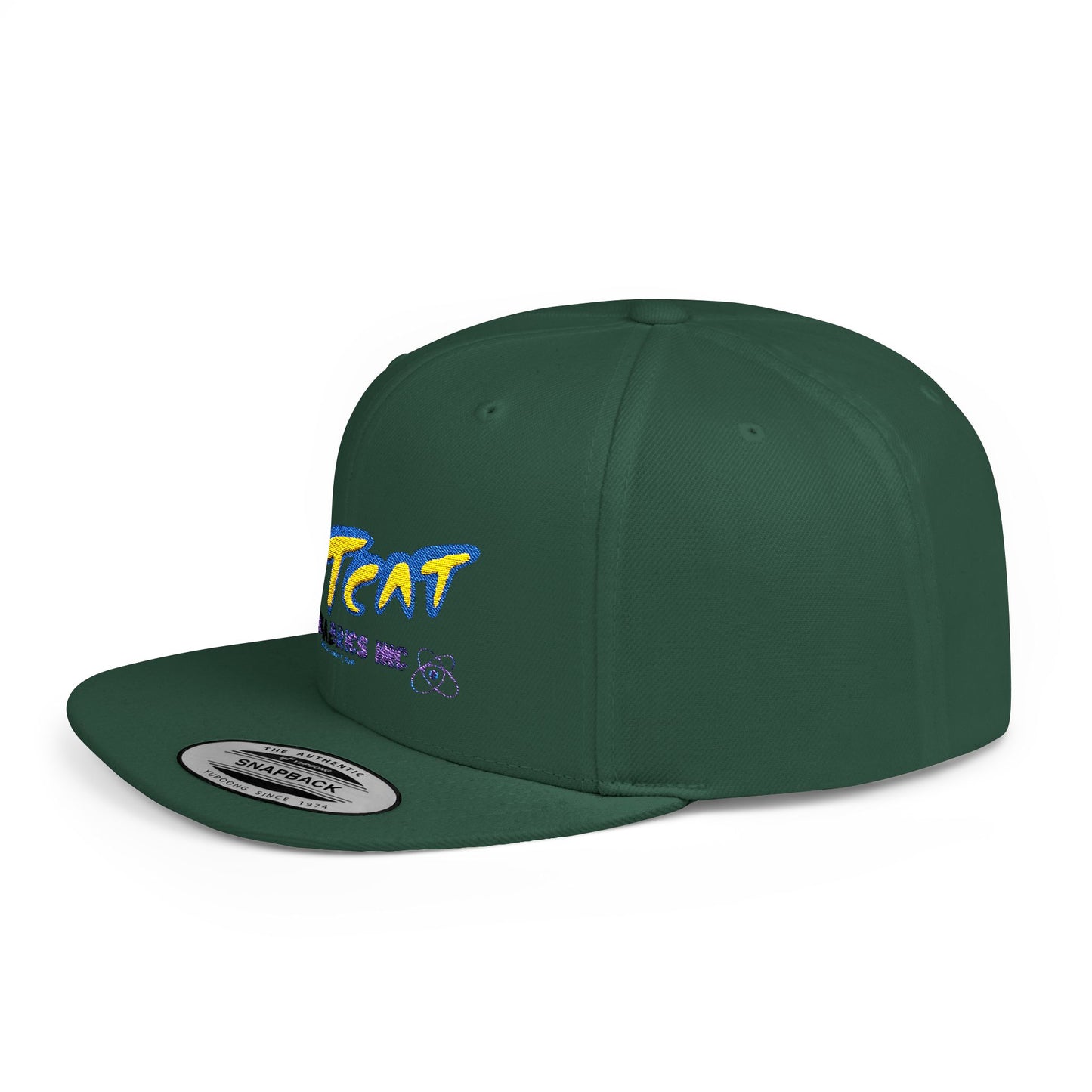 TCAT>> Flat Snapback Cap