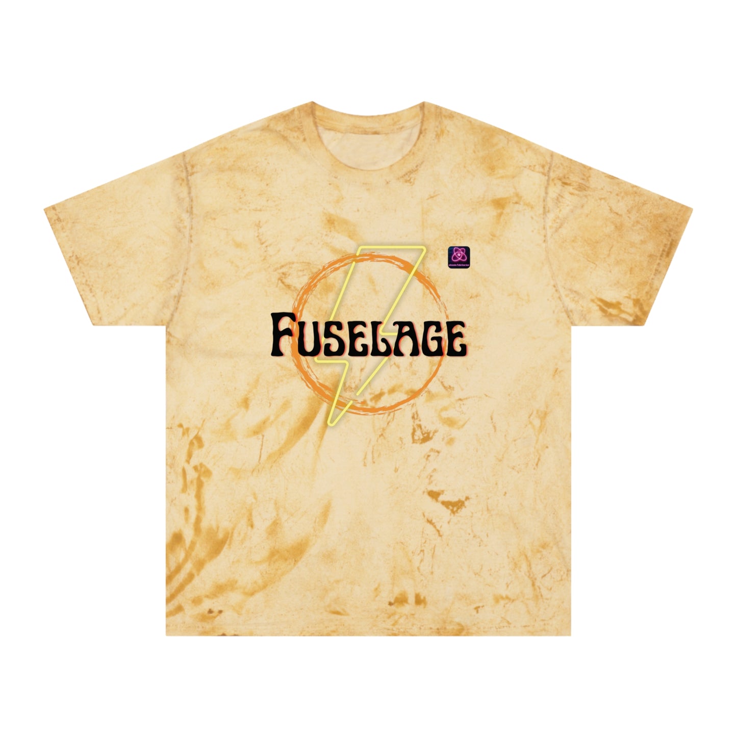 FUSELAGE>> UNISEX Unique Garment-Dyed Color Blast T-Shirt