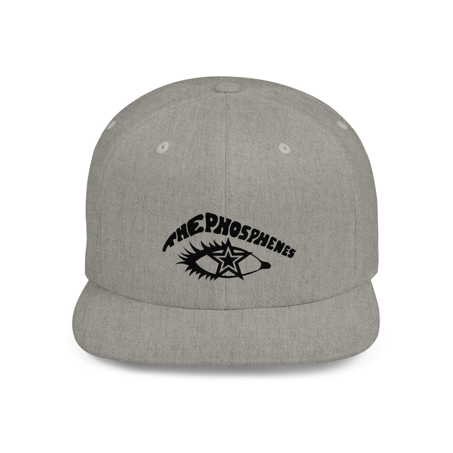 THE PHOSPHENES>> Flat Snapback Cap