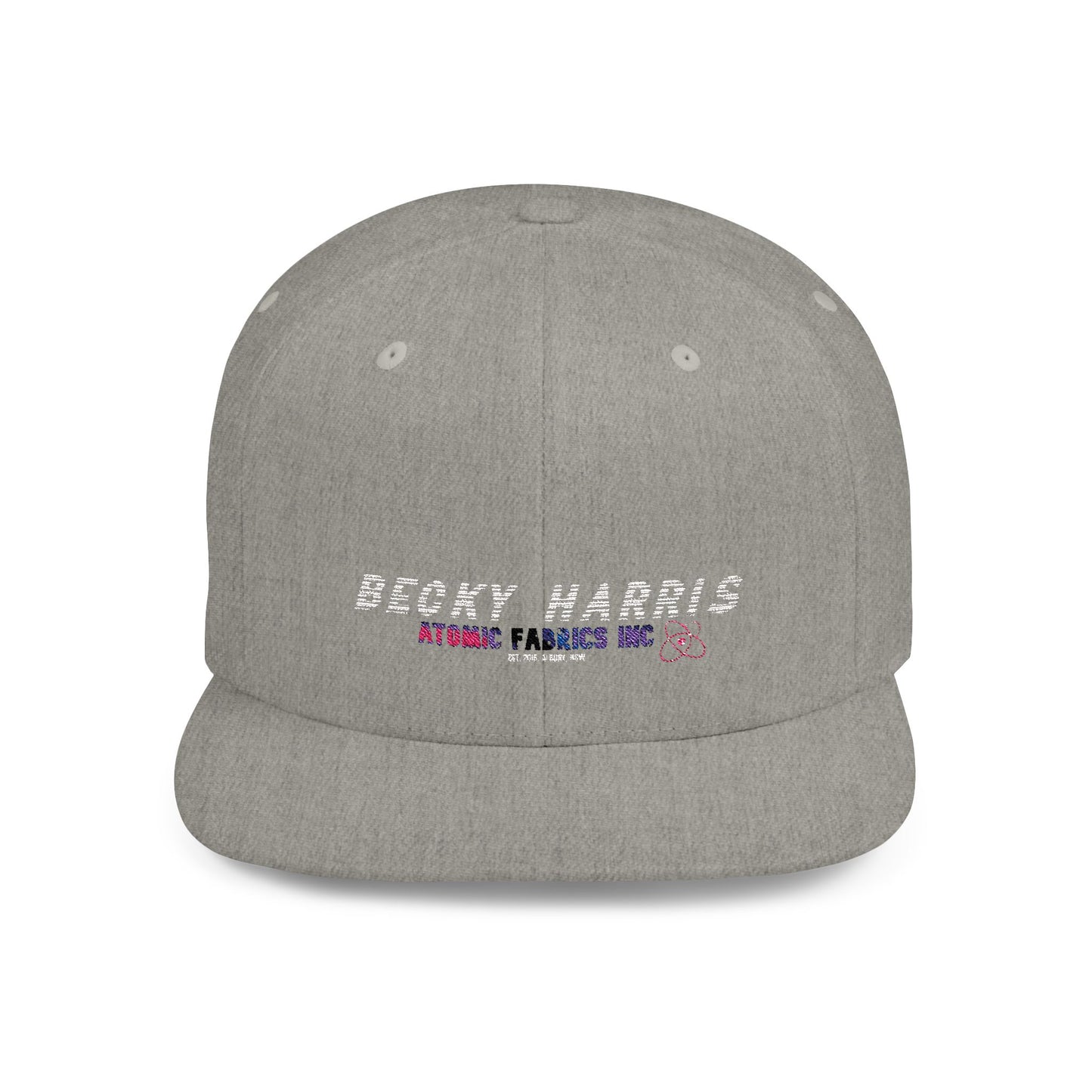 BECKY HARRIS>> Flat Snapback Cap