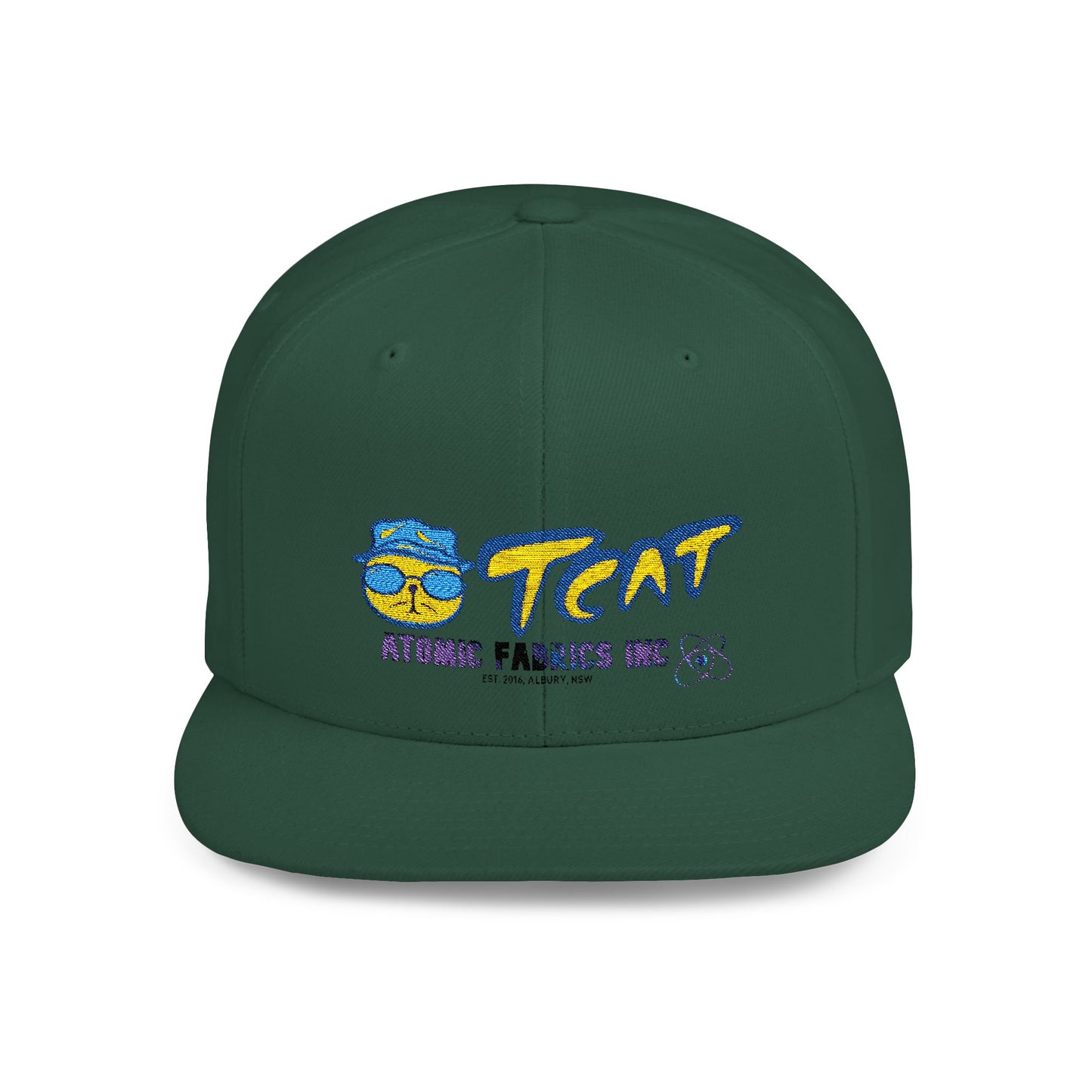 TCAT>> Flat Snapback Cap