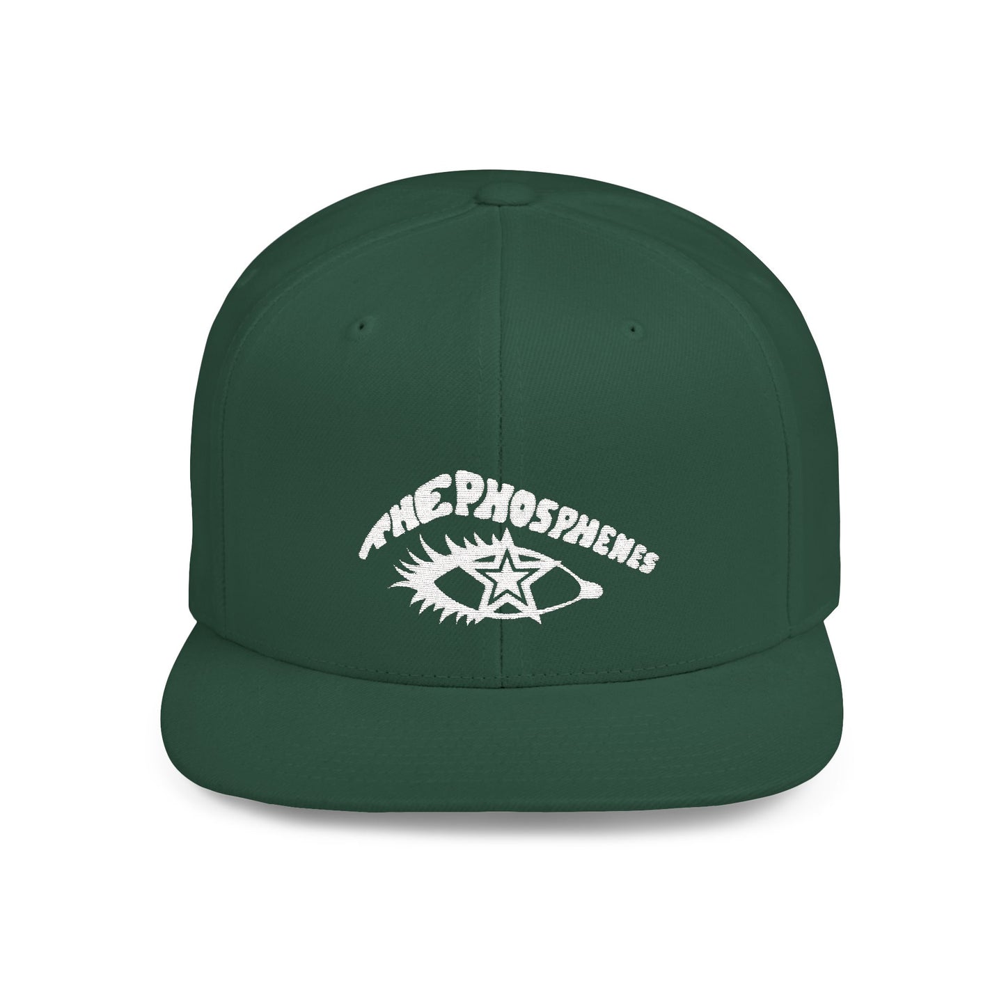 THE PHOSPHENES>> Flat Snapback Cap