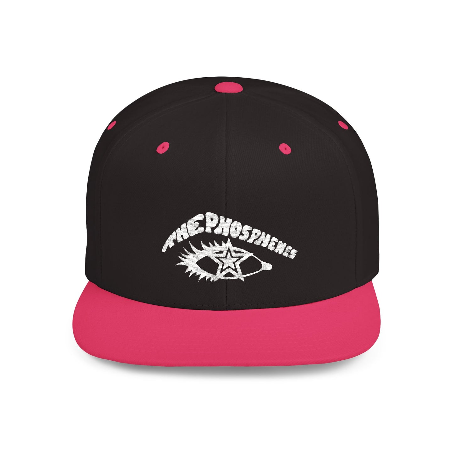 THE PHOSPHENES>> Flat Snapback Cap