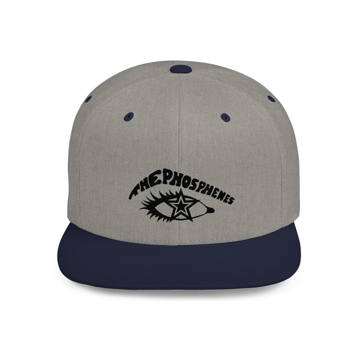 THE PHOSPHENES>> Flat Snapback Cap