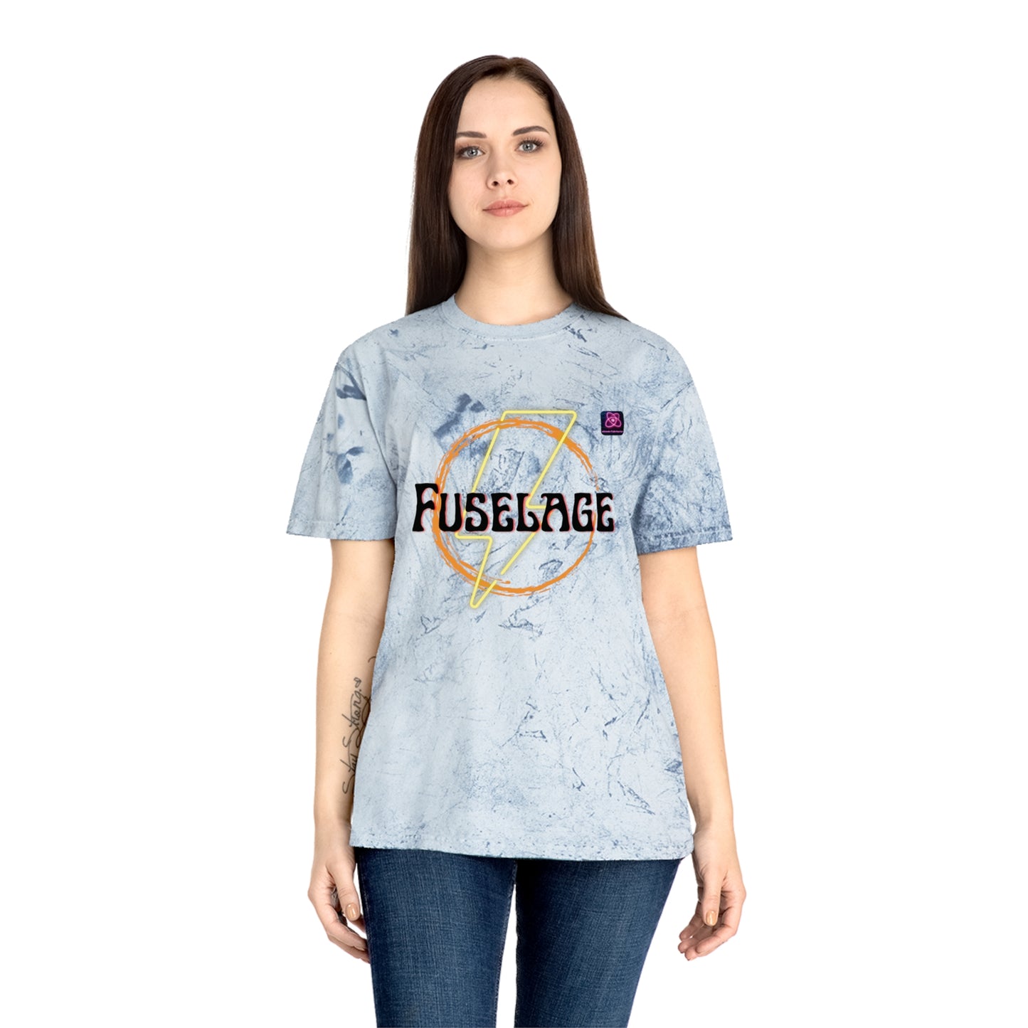 FUSELAGE>> UNISEX Unique Garment-Dyed Color Blast T-Shirt