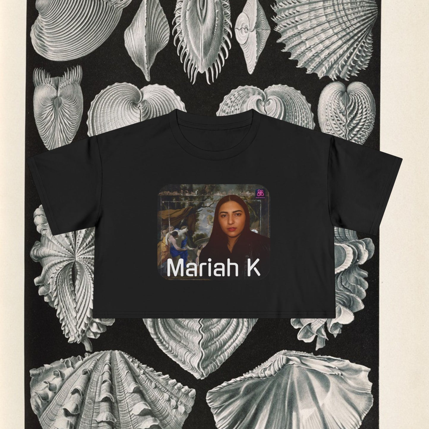 MARIAH K Custom>> WOMEN´S Crop Tee Top