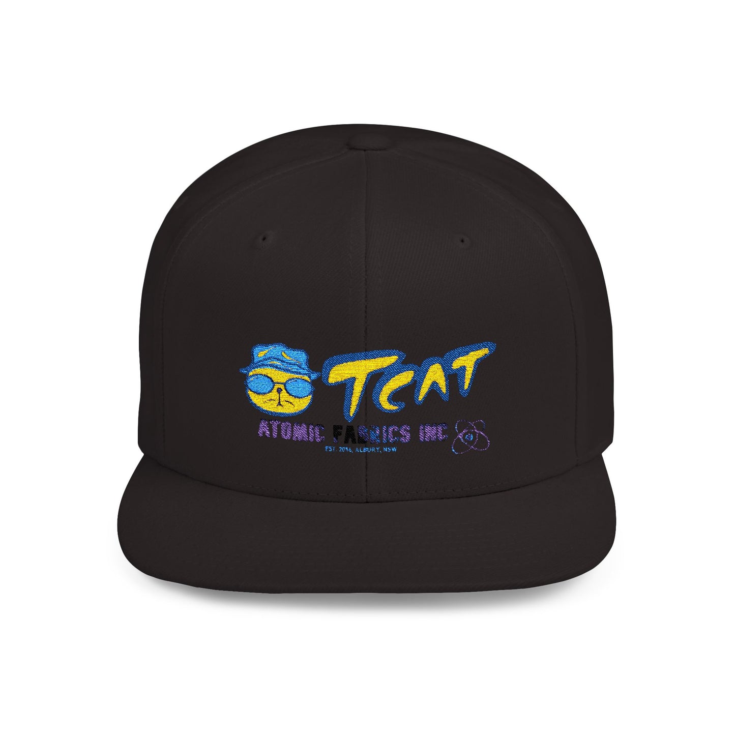 TCAT>> Flat Snapback Cap