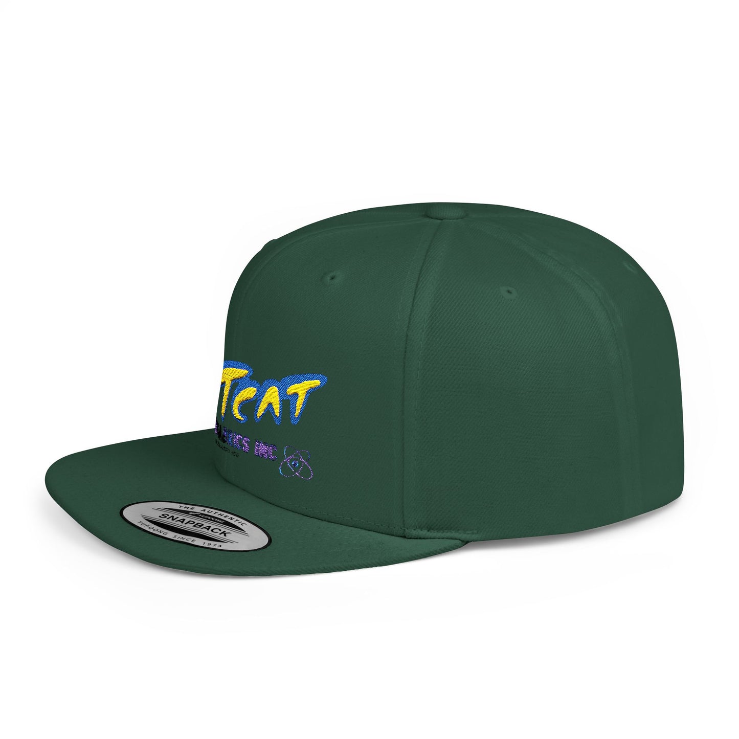 TCAT>> Flat Snapback Cap