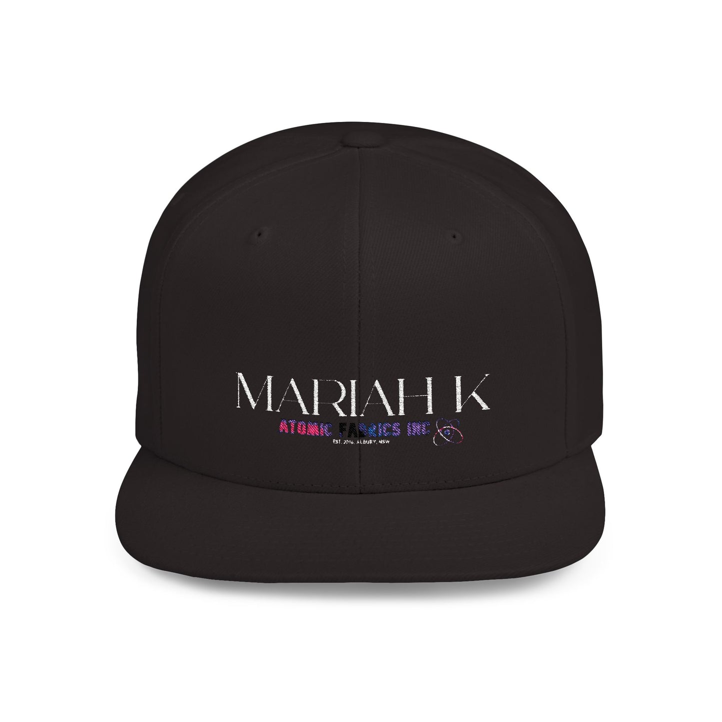 MARIAH K>> Flat Snapback Cap