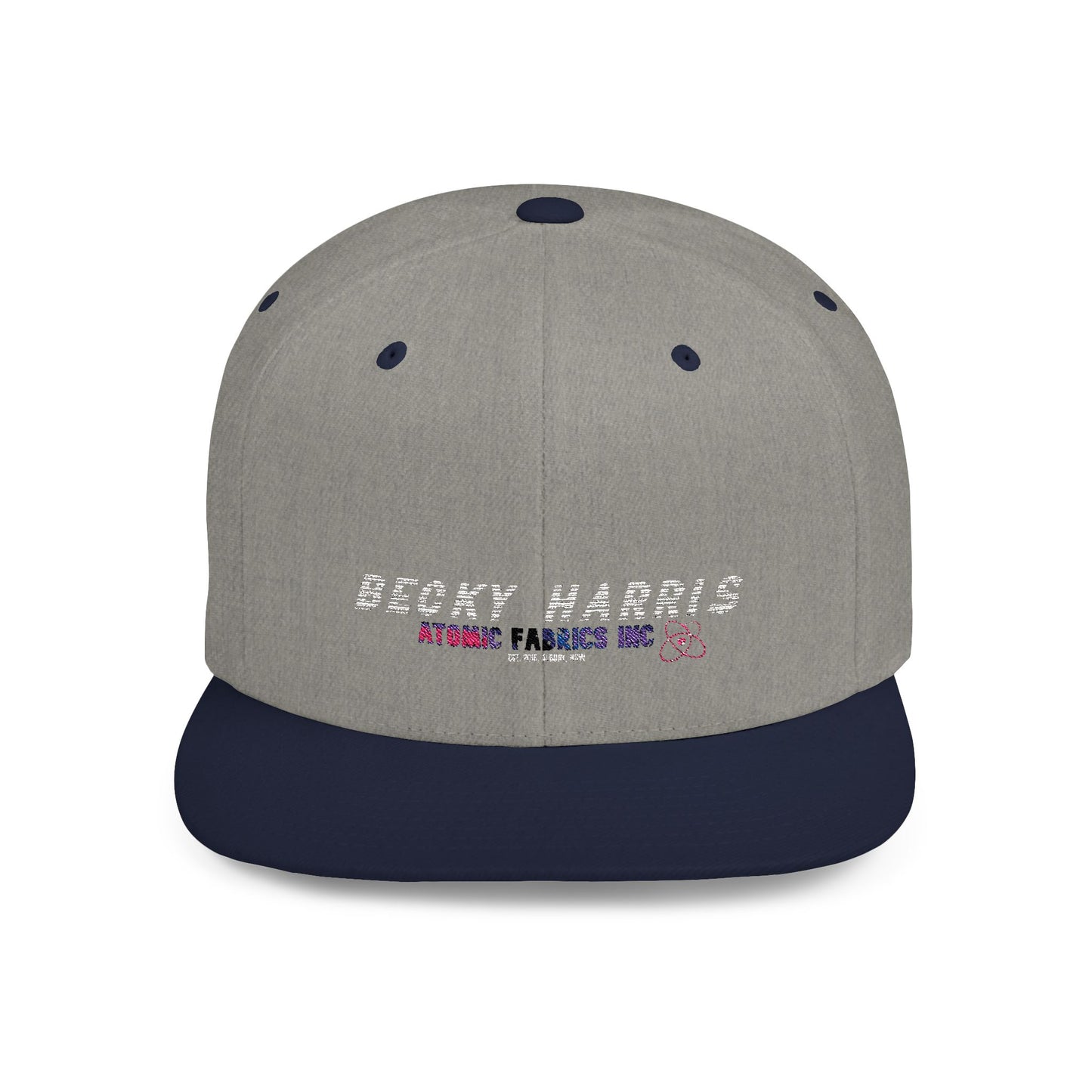 BECKY HARRIS>> Flat Snapback Cap