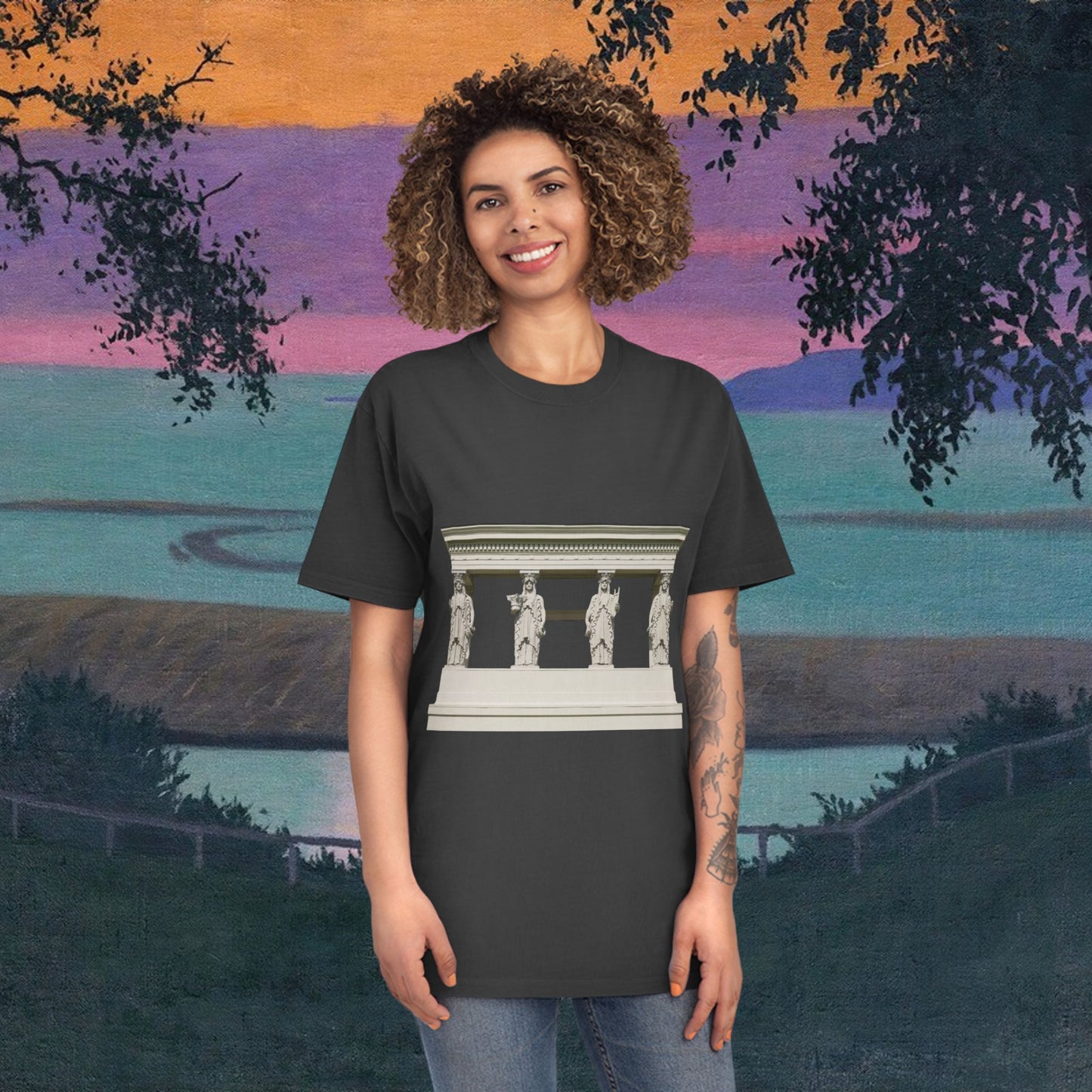 ATOMIC CUSTOM>> ACROPOLIS>> UNISEX Faded Shirt Tee