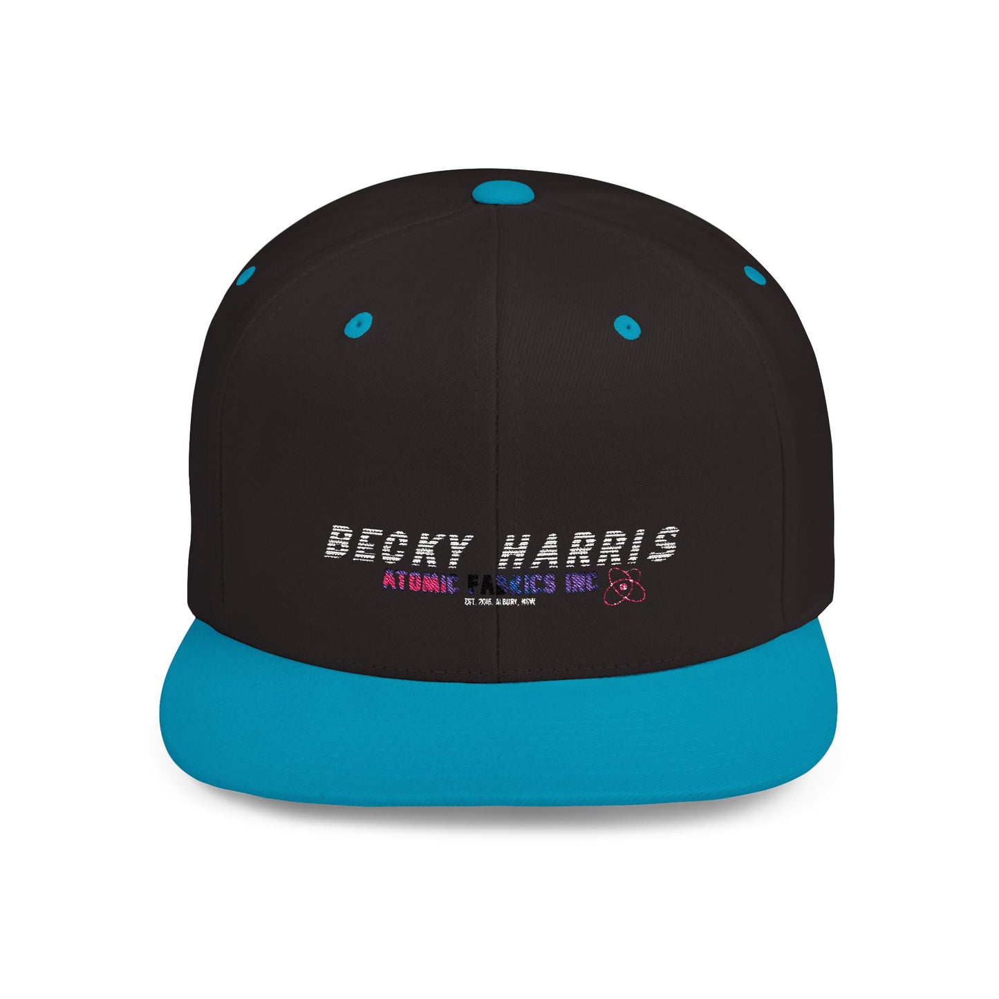 BECKY HARRIS>> Flat Snapback Cap